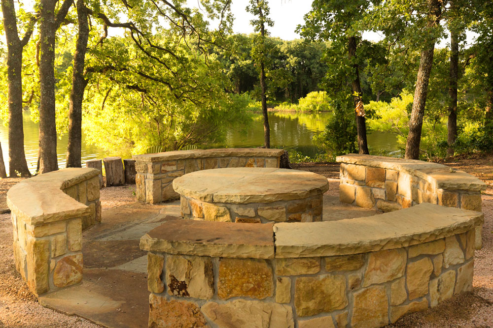 Take a stroll to The Point and enjoy beautiful Lake Lewisville views.