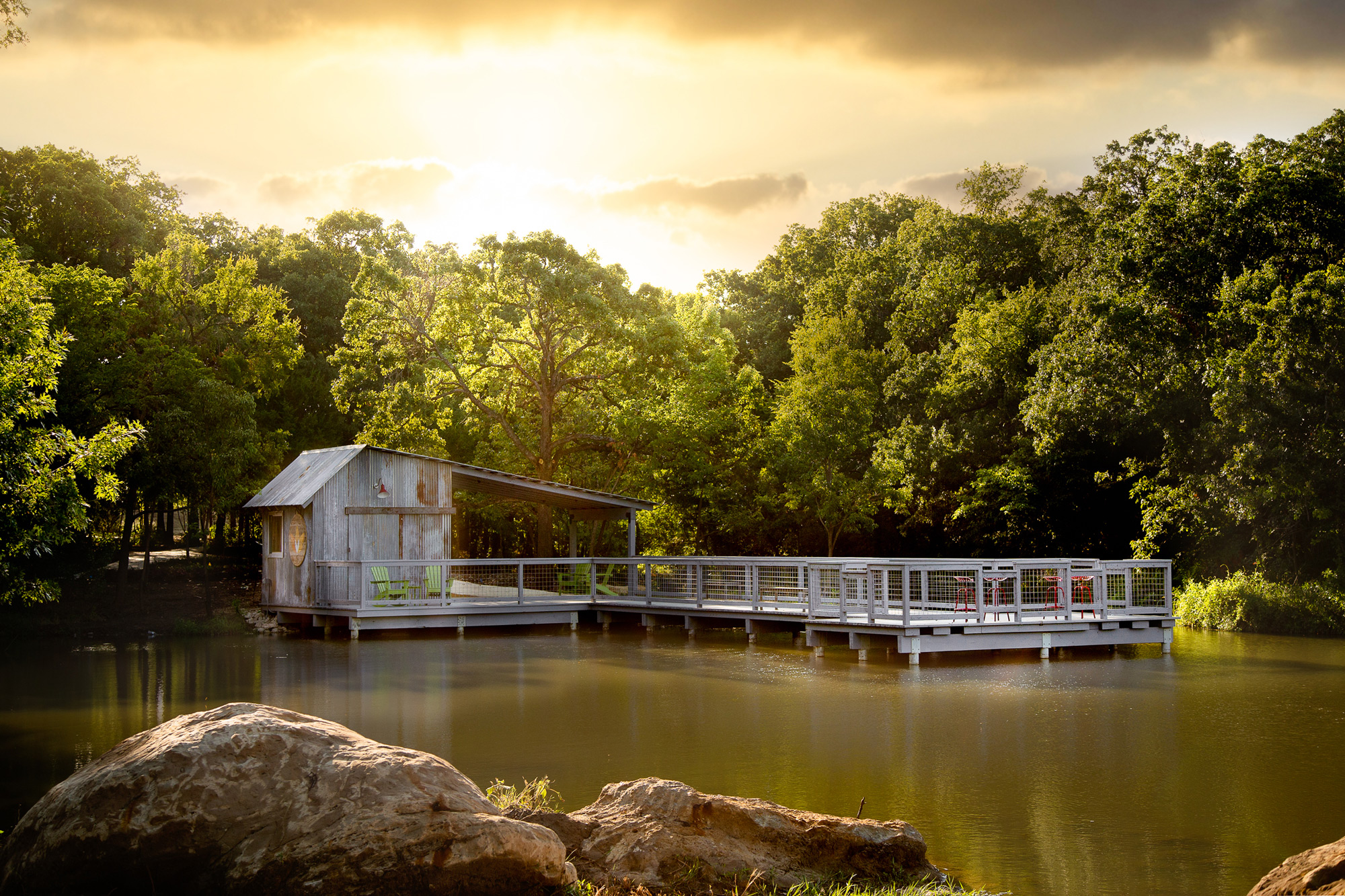 Fish Shack is a fully stocked catch & release fishing pond for residents of all ages to enjoy.